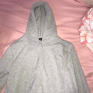 Grey Sweater Dress with Pockets